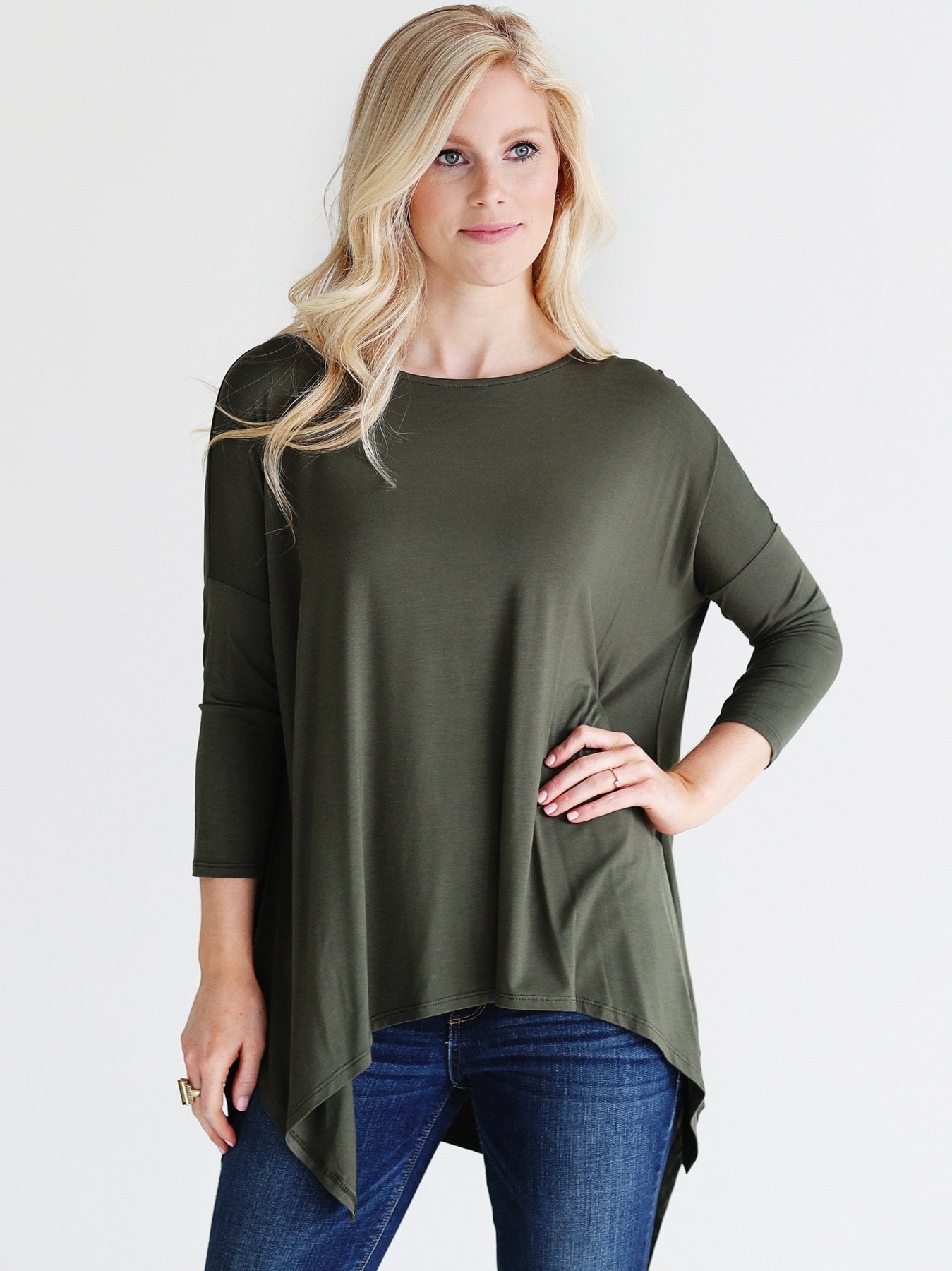 ARMY DLMN HANDKERCHIEF TOP