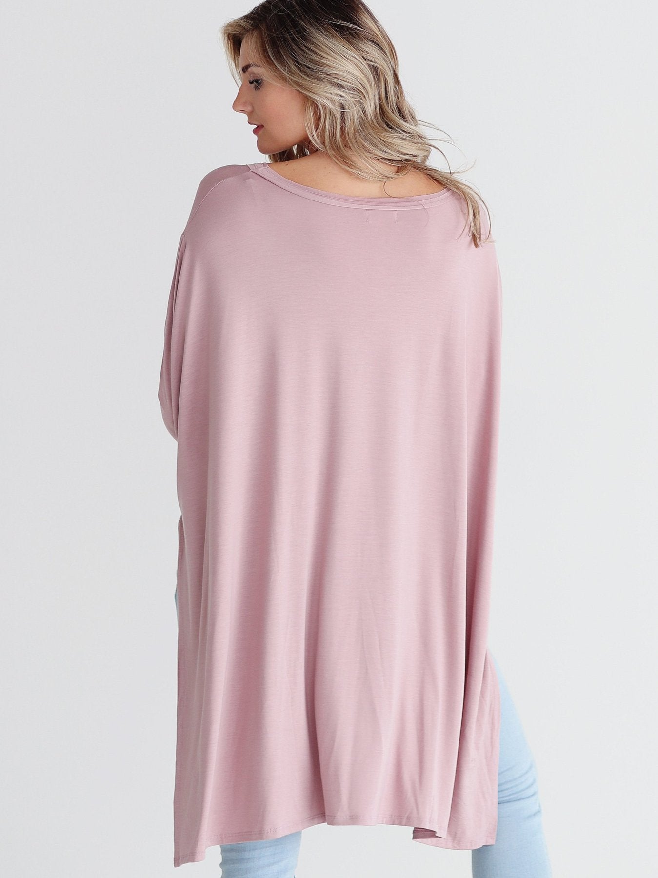 MAUVE DLMN OVERSIZED TEE